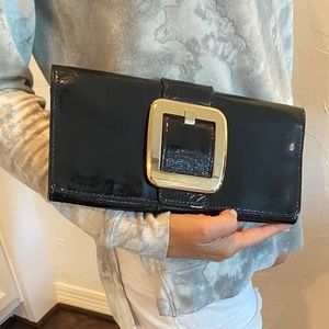 MICHAEL KORS BLACK CLUTCH
